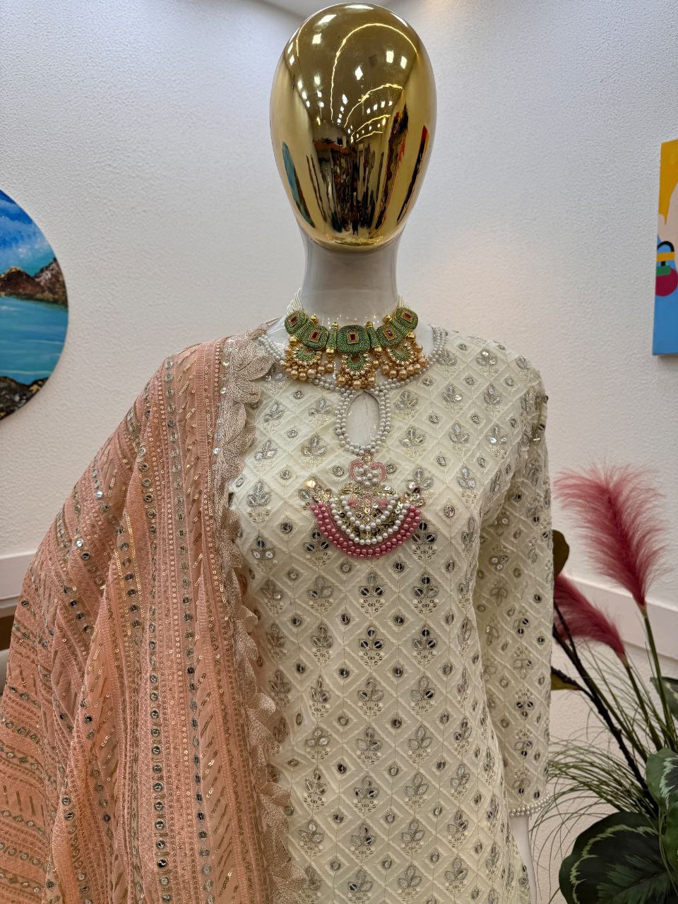 Designer Indian Pakistani Salwar Kameez Bollywood Dress Party Wear Suit By WTW