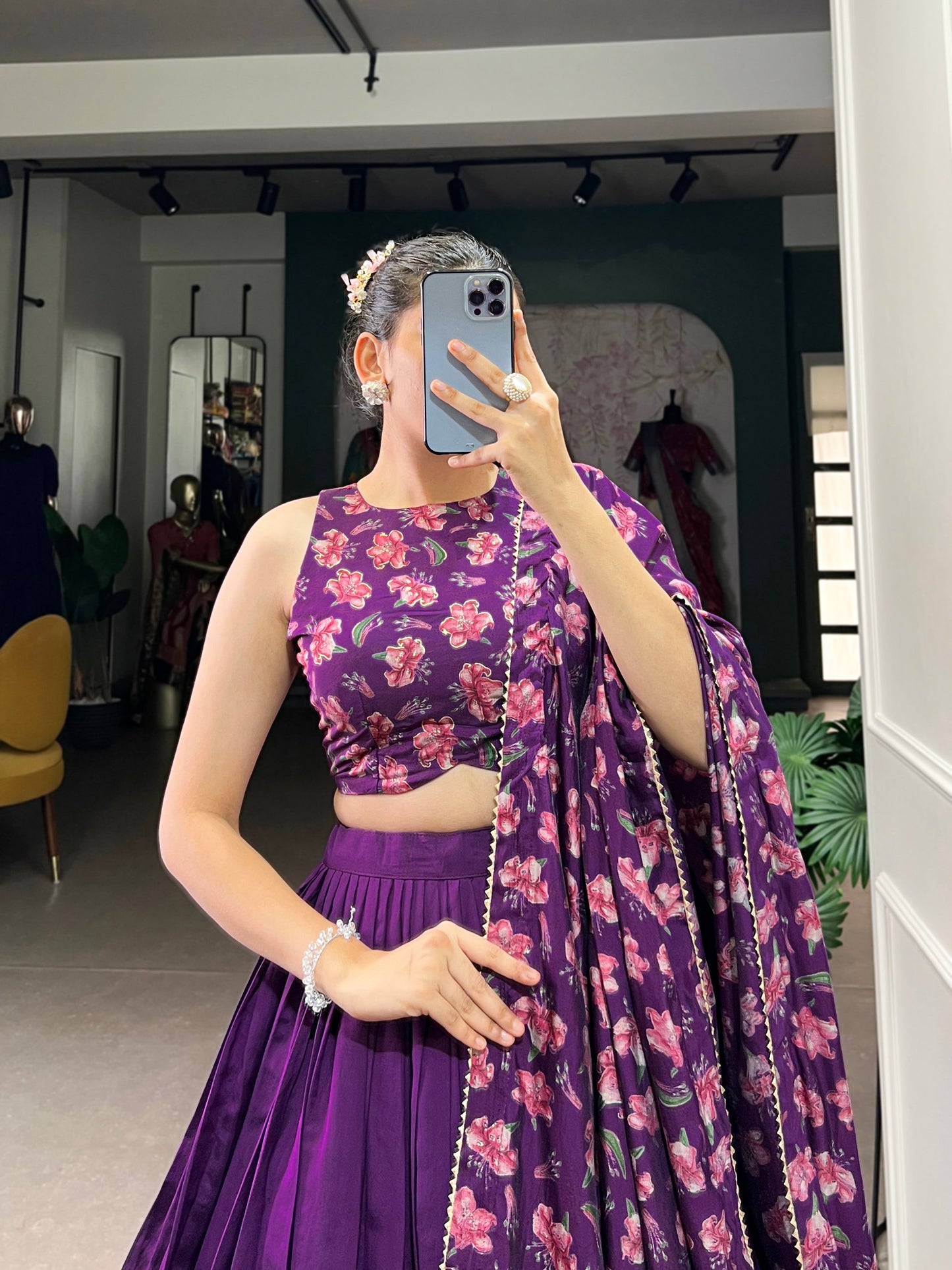 Silken Garden Lehenga Choli By WTW