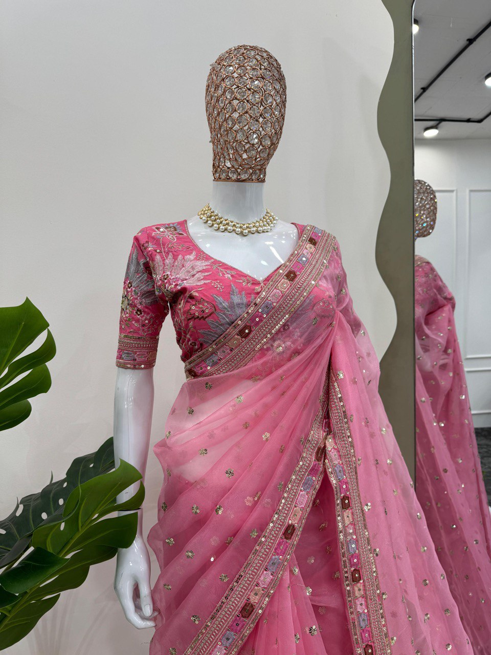 Silk Ready Wear Saree By WTW