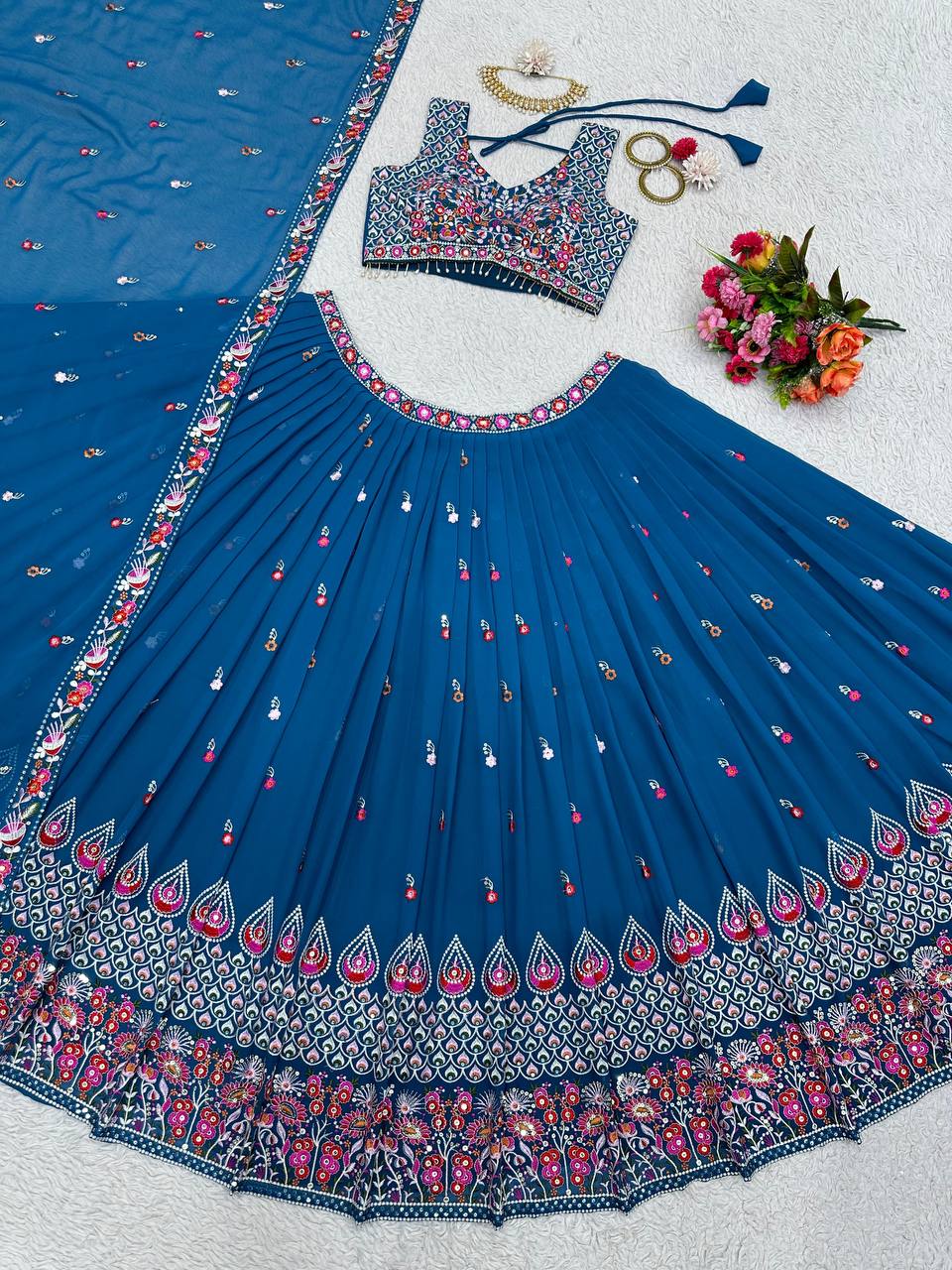 Party Wear Designer Lehenga Choli For Women By WTW