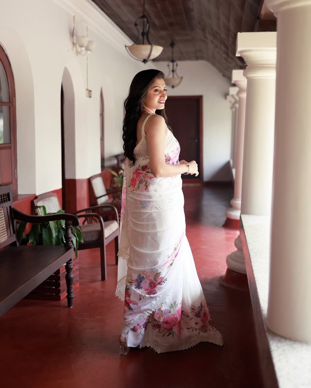 Fox Georgette Designer Saree By WTW