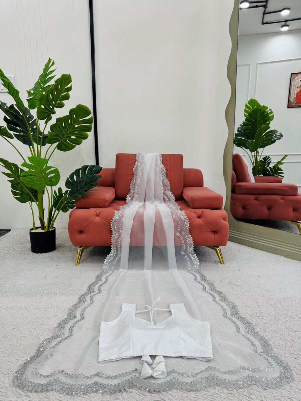 Women's Designer Party Wear Rich Tissue Tweel Net Saree By WTW