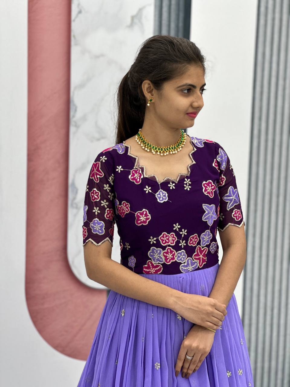 Fox Georgette Launching New Festival Gown By WTW