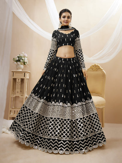 Embellished Lehenga Choli Set with Dupatta By WTW