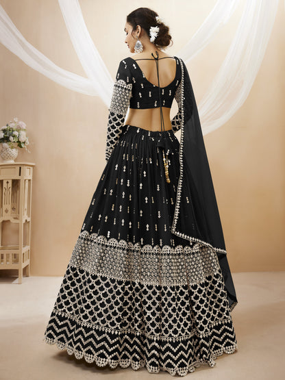 Embellished Lehenga Choli Set with Dupatta By WTW