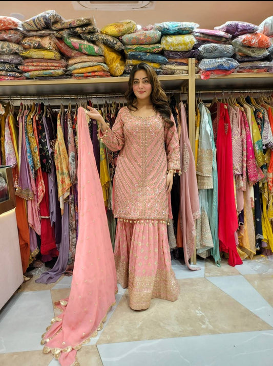 Embroidered Elegance Salwar Suit By WTW