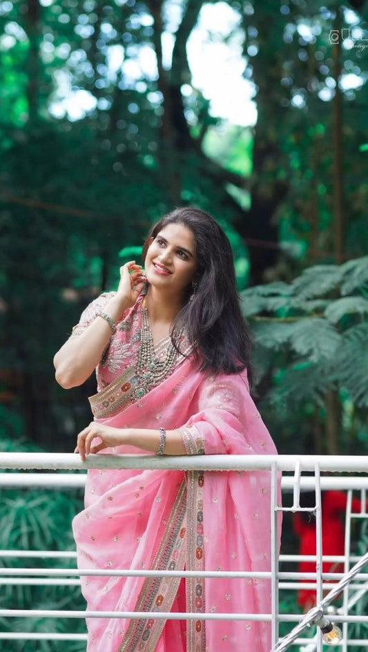 Silk Ready Wear Saree By WTW