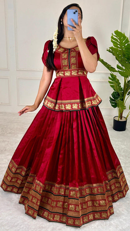 Designer Beautiful Wholesaler Banarsi Silk Lehenga Choli By WTW