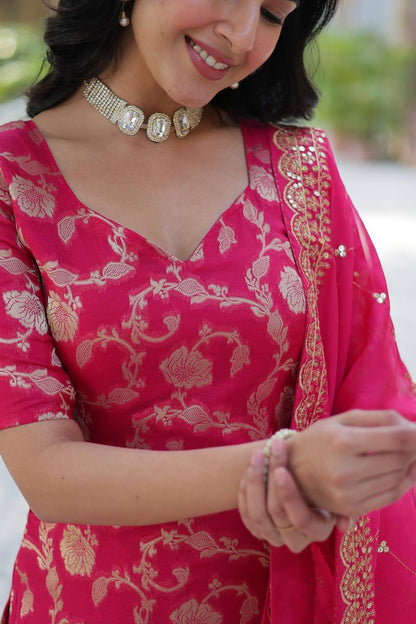 Premium Jacquard Sharara By WTW