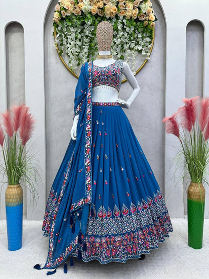 Party Wear Designer Lehenga Choli For Women By WTW