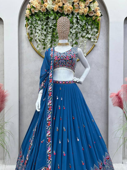 Party Wear Designer Lehenga Choli For Women By WTW
