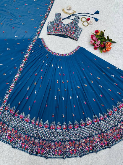 Party Wear Designer Lehenga Choli For Women By WTW