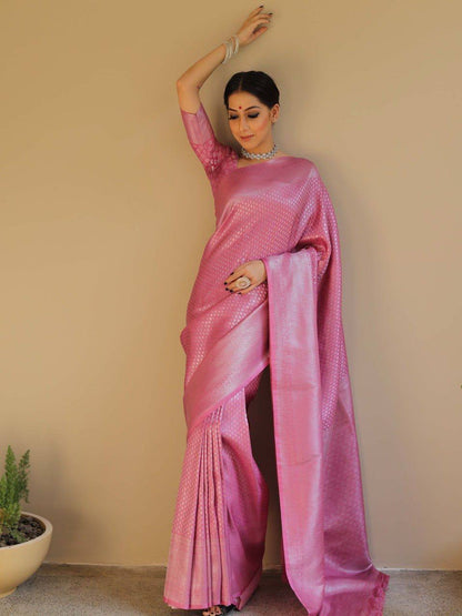 Banarasee Kubera Pattu Soft Silk Saree By WTW