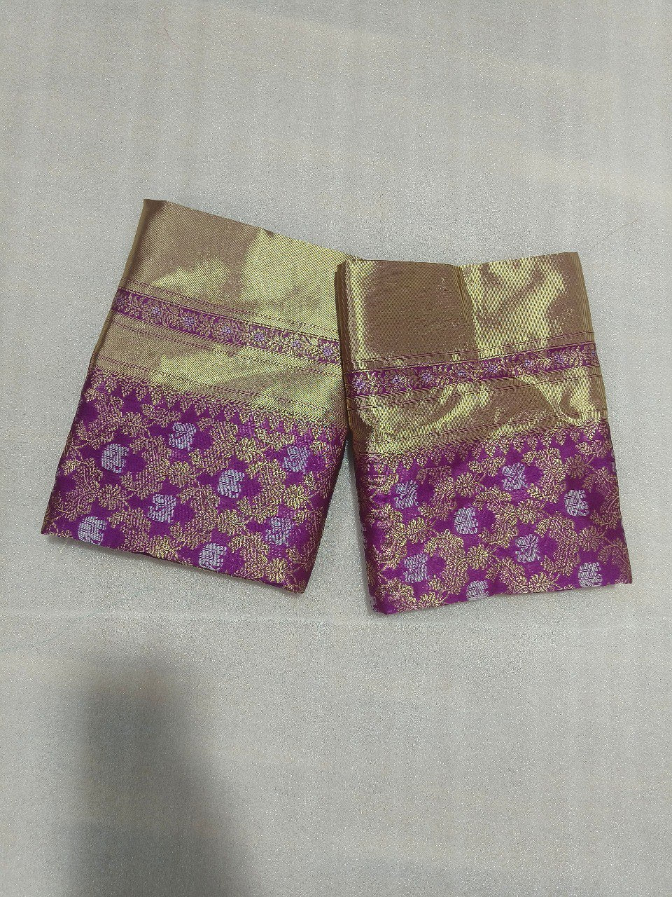 Purple Color Banarasi Jacquard Soft Silk Saree By WTW