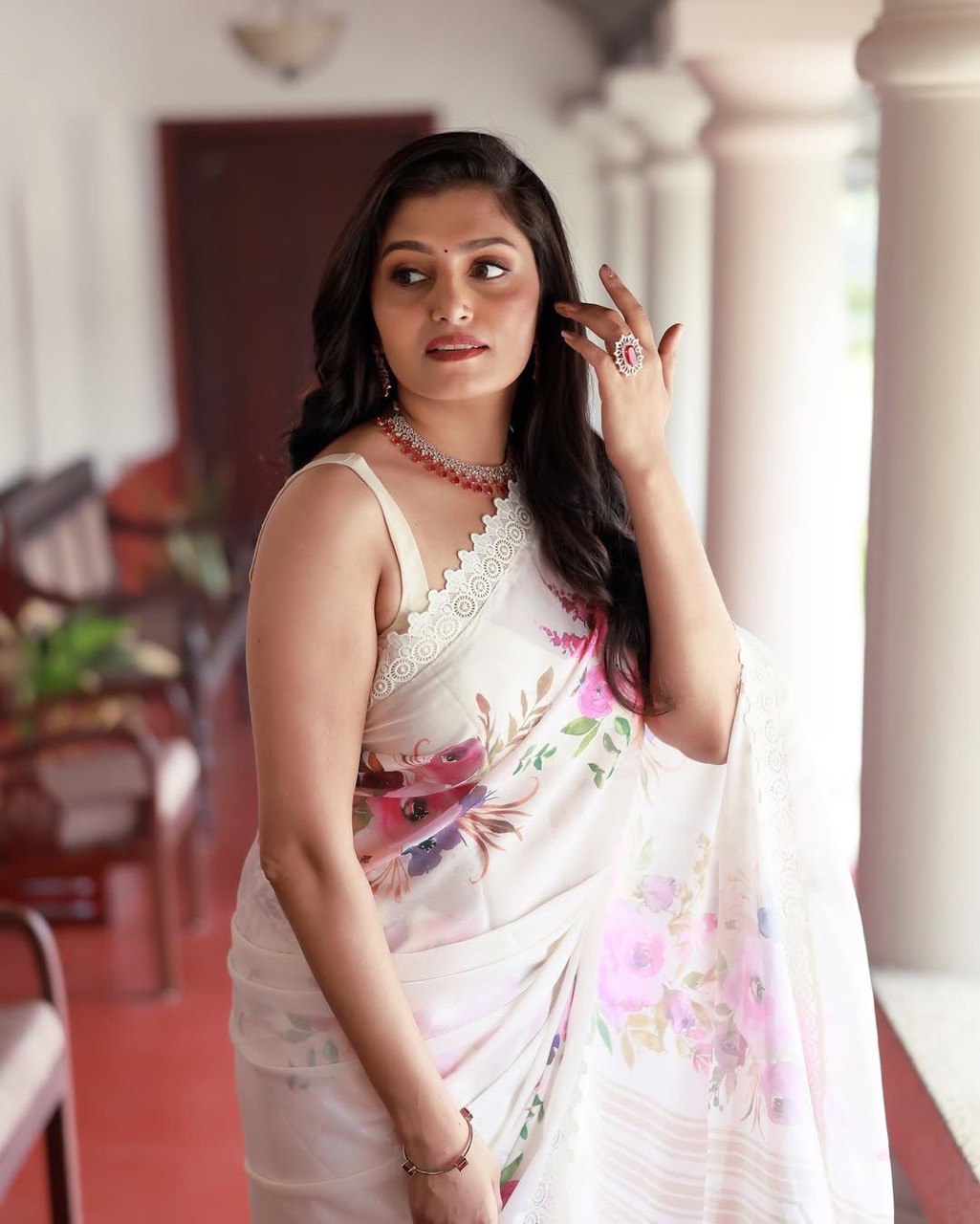 Fox Georgette Designer Saree By WTW