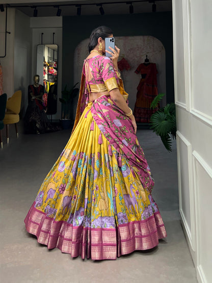 Mustard Sangeet Lehenga Choli By WTW