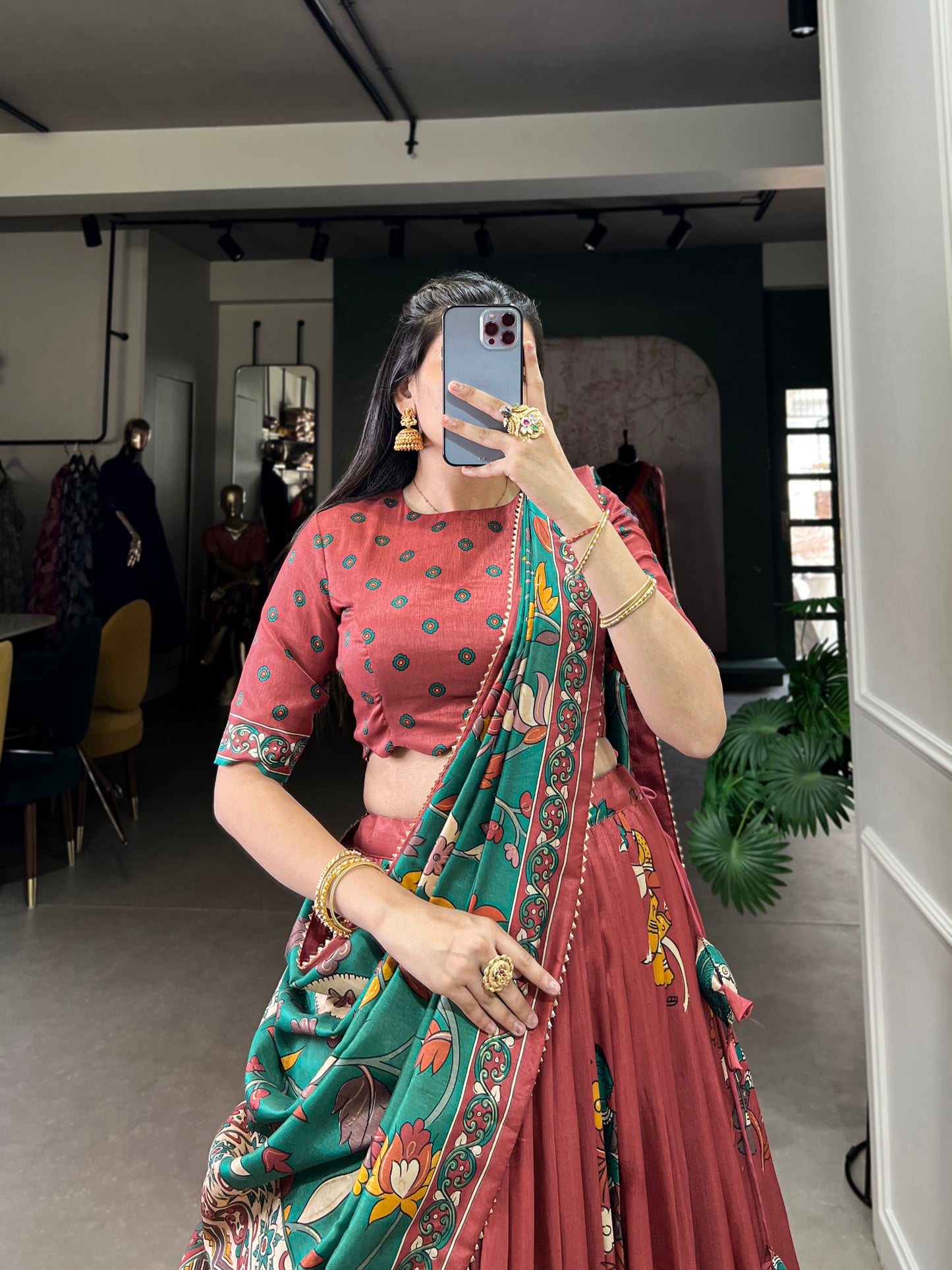 Slm Colour Party Wear Designer Dola Silk Floral Print Lehenga Choli By WTW