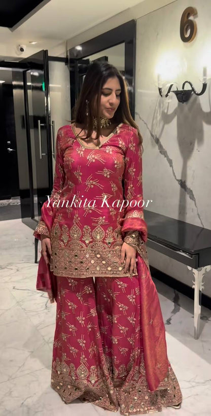 Pure Heavy Simmer Silk Salwar Suit By WTW