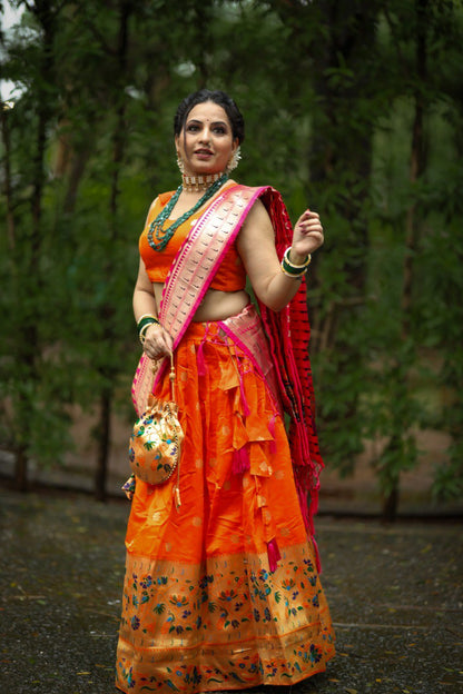 Beautiful Designer Paithani Lehenga Choli By WTW