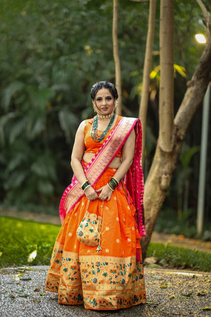 Beautiful Designer Paithani Lehenga Choli By WTW