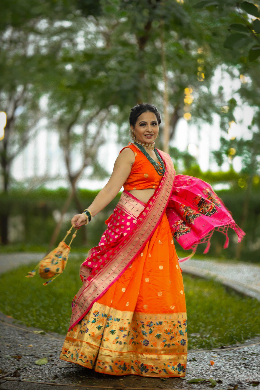 Beautiful Designer Paithani Lehenga Choli By WTW