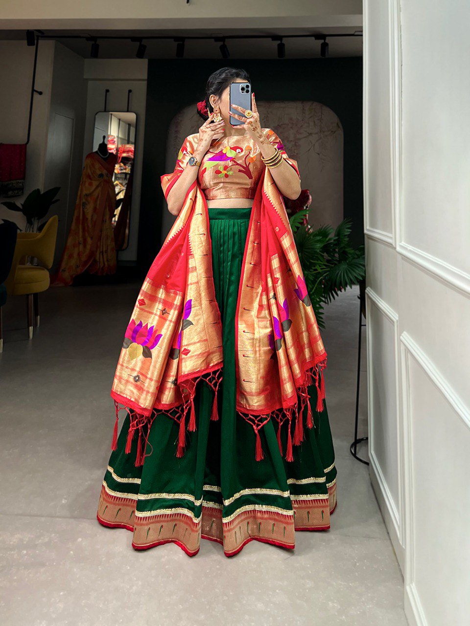 Jacquard Party Wear Lehenga Choli By WTW