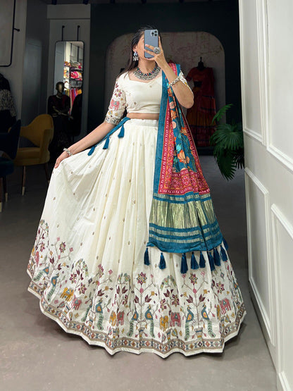 Khadi Charm With A Touch Of Shimmer Lehnga Choli By WTW