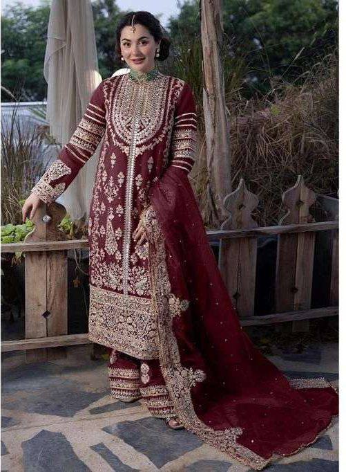 Heavy Faux Georgette Full Sleeve Salwar Suit By WTW