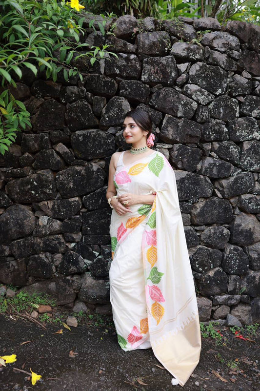 Pure Silk Woven Design Saree Festive Wear By WTW