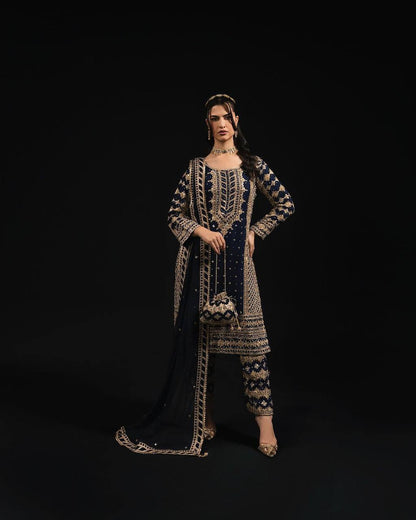 Women Embroidery Straight Kurta Set By WTW