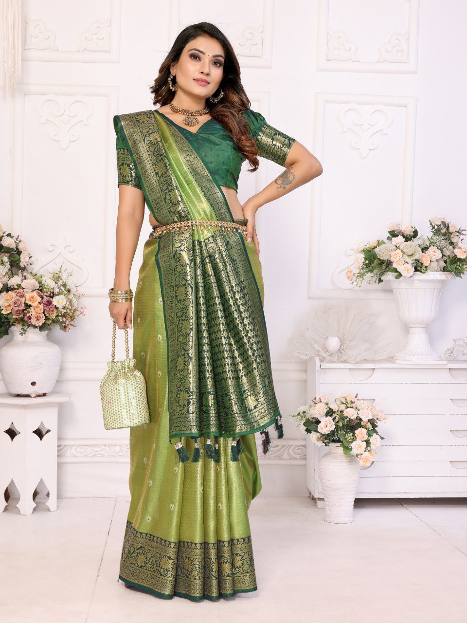 Banarasi Silk Zari Classic Saree By WTW