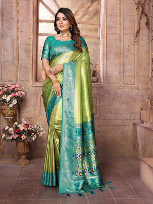Woven Work Banarasi Silk Traditional Saree By WTW