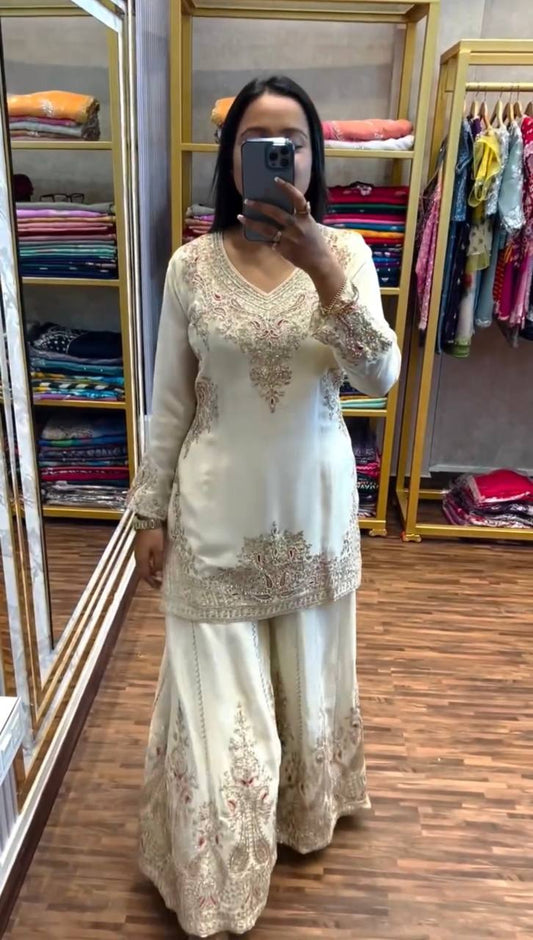 Graceful Dori & Silk Set Salwar Suit By WTW