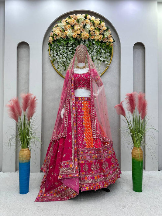 Wedding Wear Georgette Heavy Designer Lehenga Choli By WTW