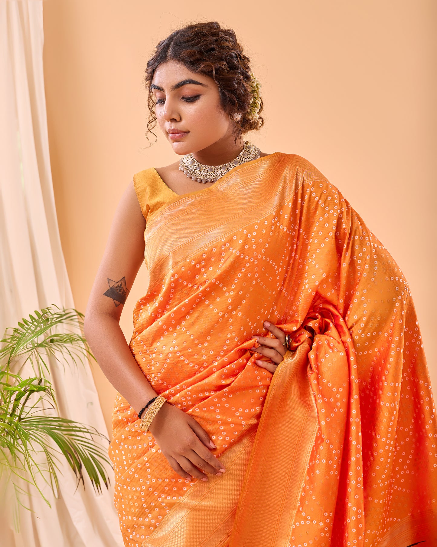 Exquisite Banarasi Paithani Silk Saree By WTW