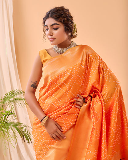 Exquisite Banarasi Paithani Silk Saree By WTW