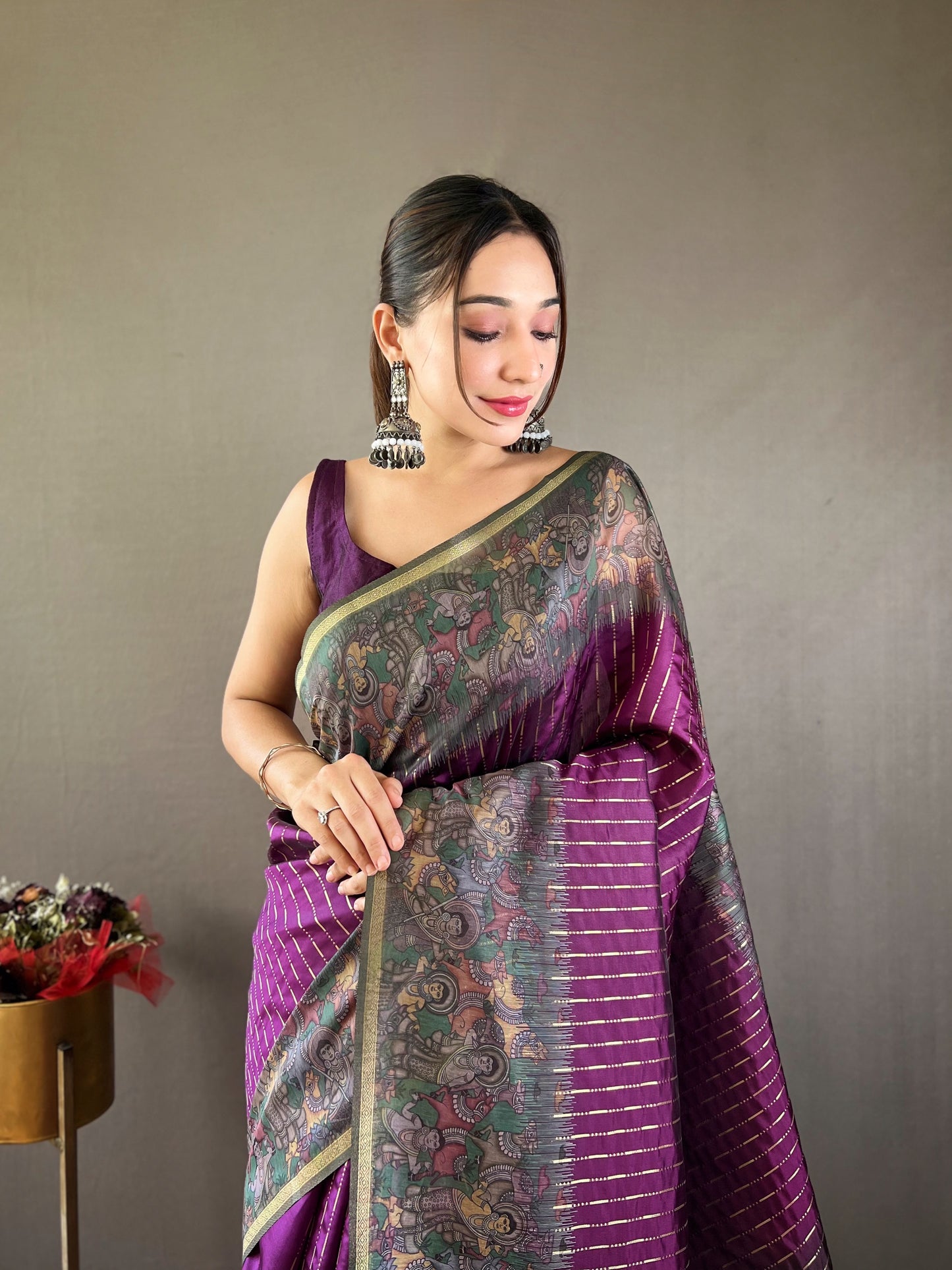 Soft Chanderi Silk Digital Printed Saree By WTW