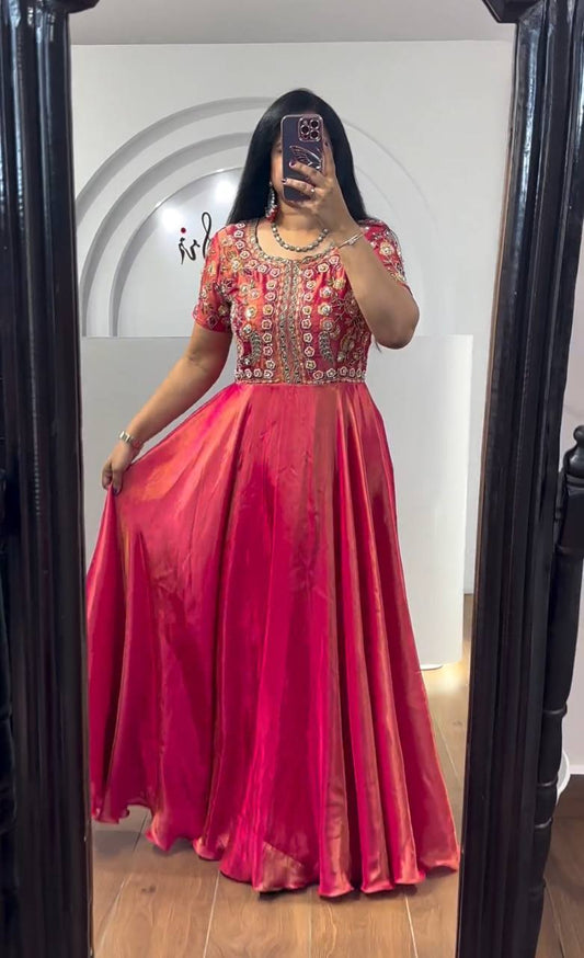 Twil Gold Launching Embroidered Gown By WTW